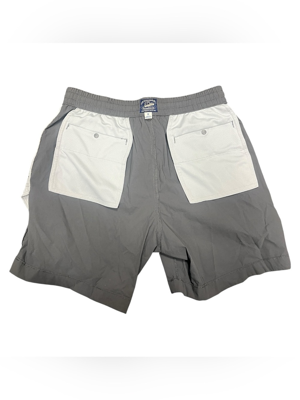 LNC J.Crew 6” Tech Dock Shorts Men’s M Coal Grey Drawstring Stretch Performance - Picture 5 of 8